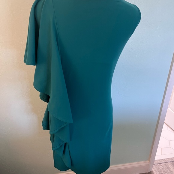 Susana Monaco Verena one shoulder ruffle dress - Picture 3 of 5